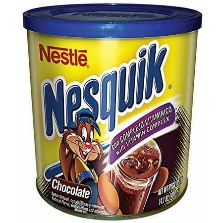 Nestle Nesquik Chocolate Drink Mix Pack of 12 14.1 oz - Nesquik