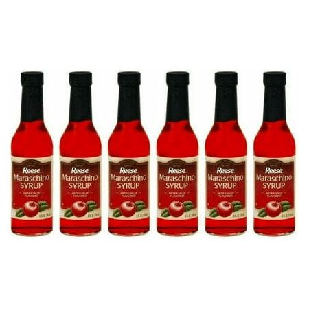 Reese Syrup Maraschino Bottle 8oz Pack Of 6 - Reese