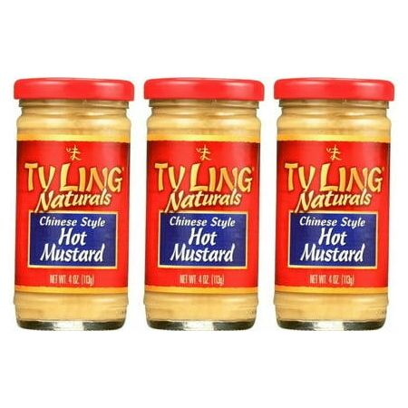 Naturals TY Ling Hot Mustard 4 oz. (Pack of 3) - Ty Ling