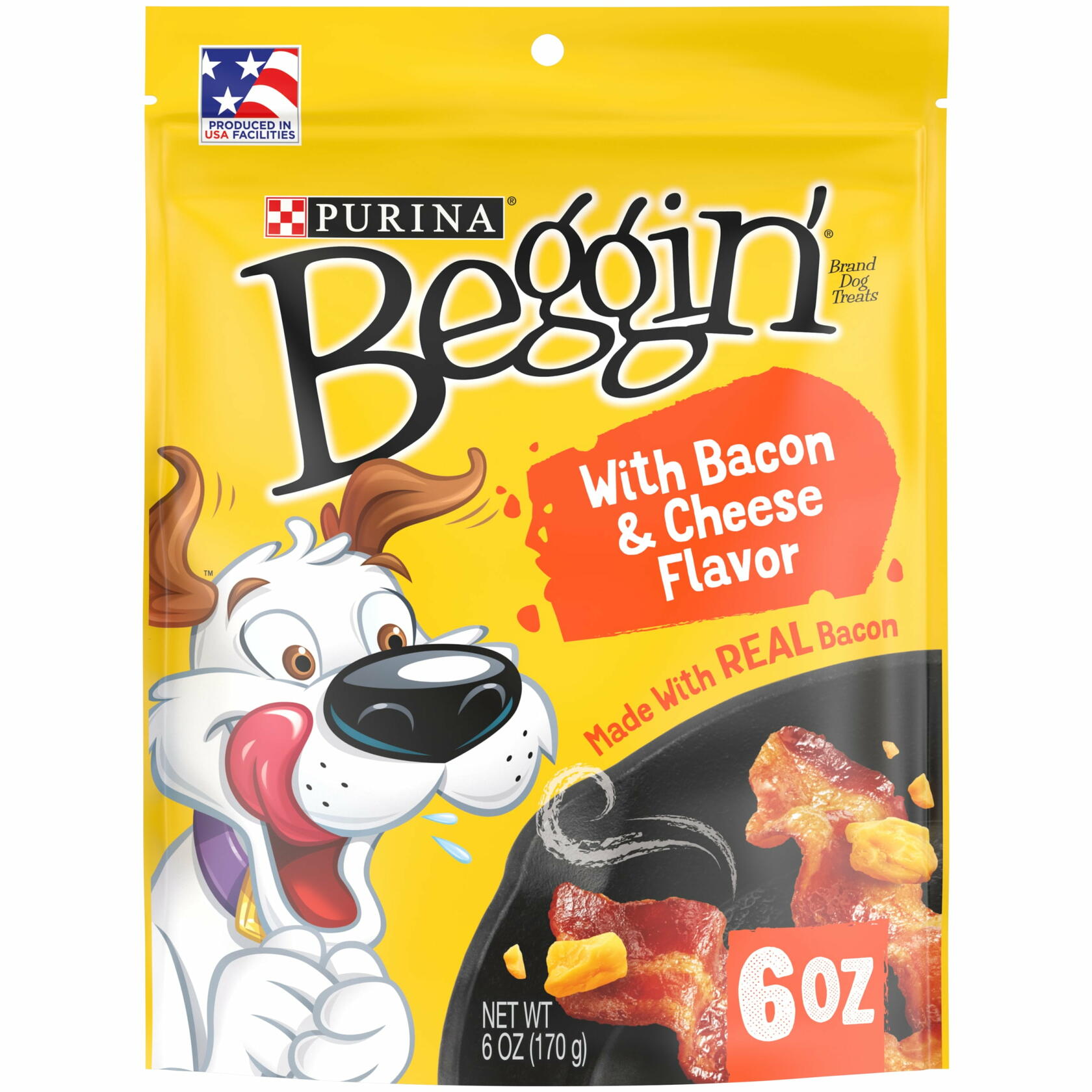 Beggin' Strips; Real Bacon & Cheese Flavors 6oz, 1 Pack - Beggin'