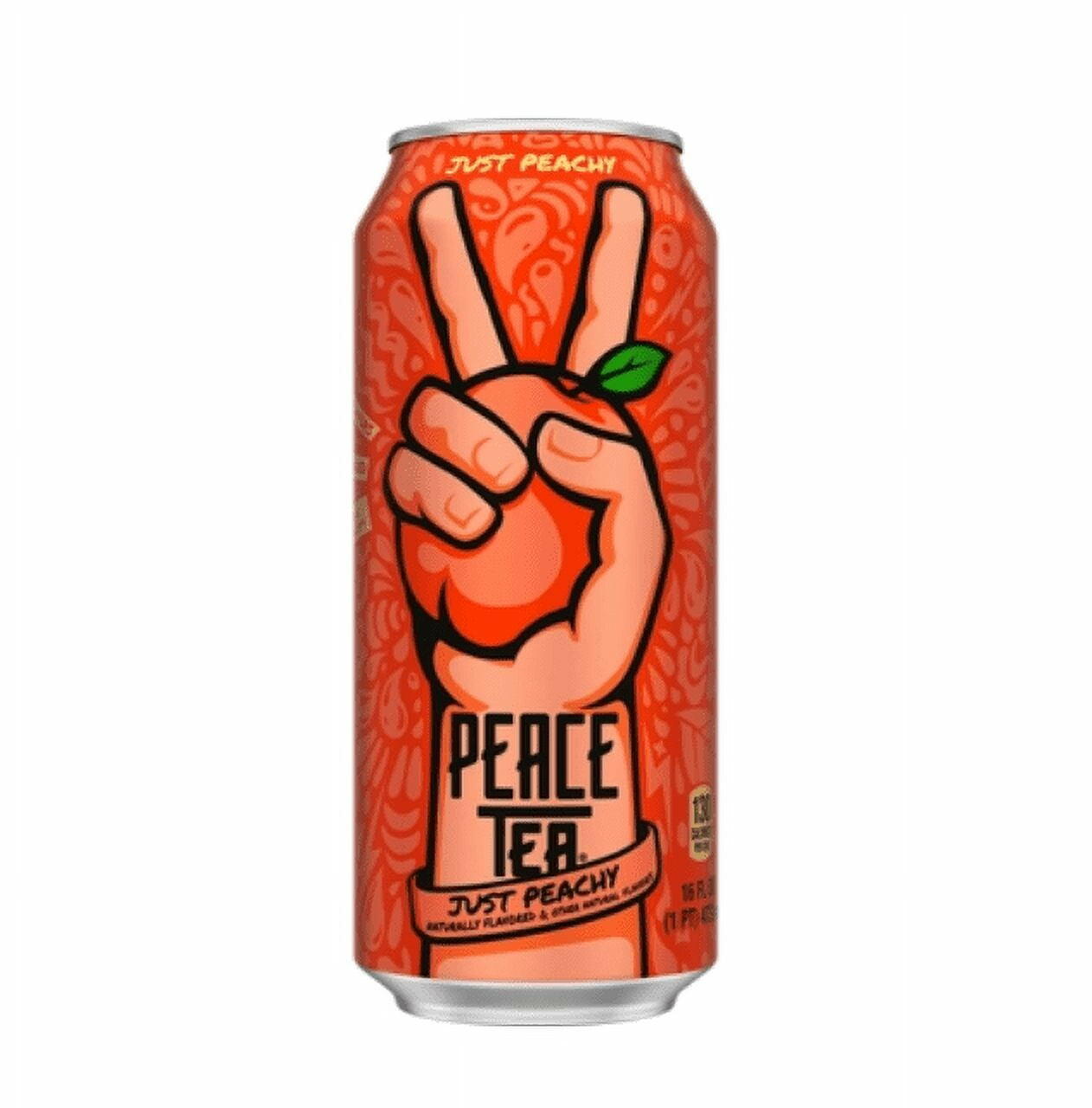 Peace Tea Just Peachy Can, 16 fl oz - 12 Pack - Peace Tea