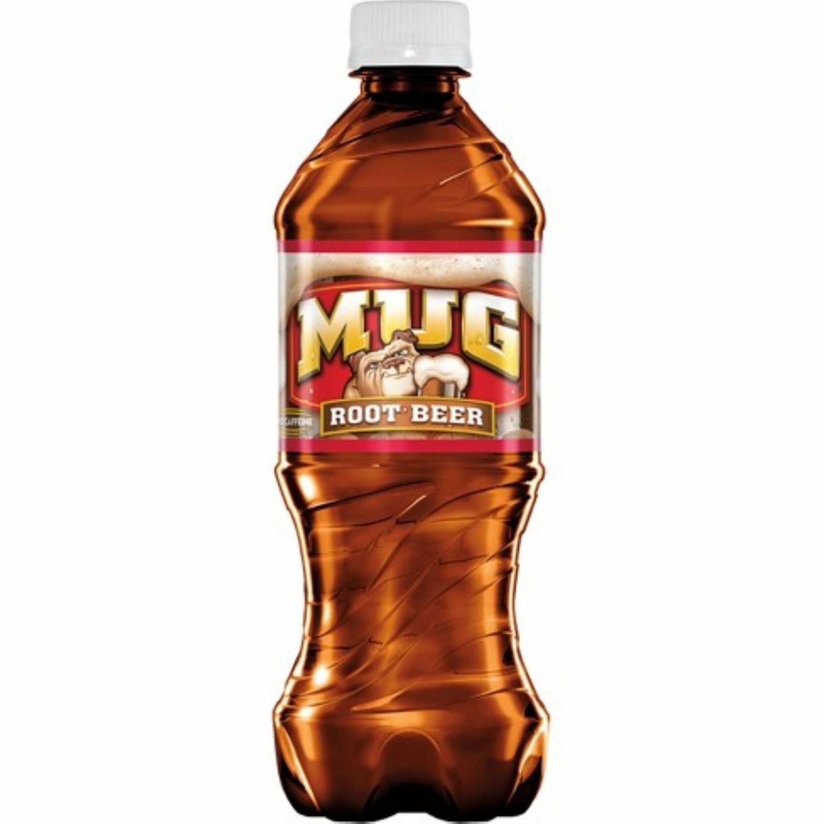 Mug Root Beer Soda 20oz Bottles, Quantity of 12 - Mug
