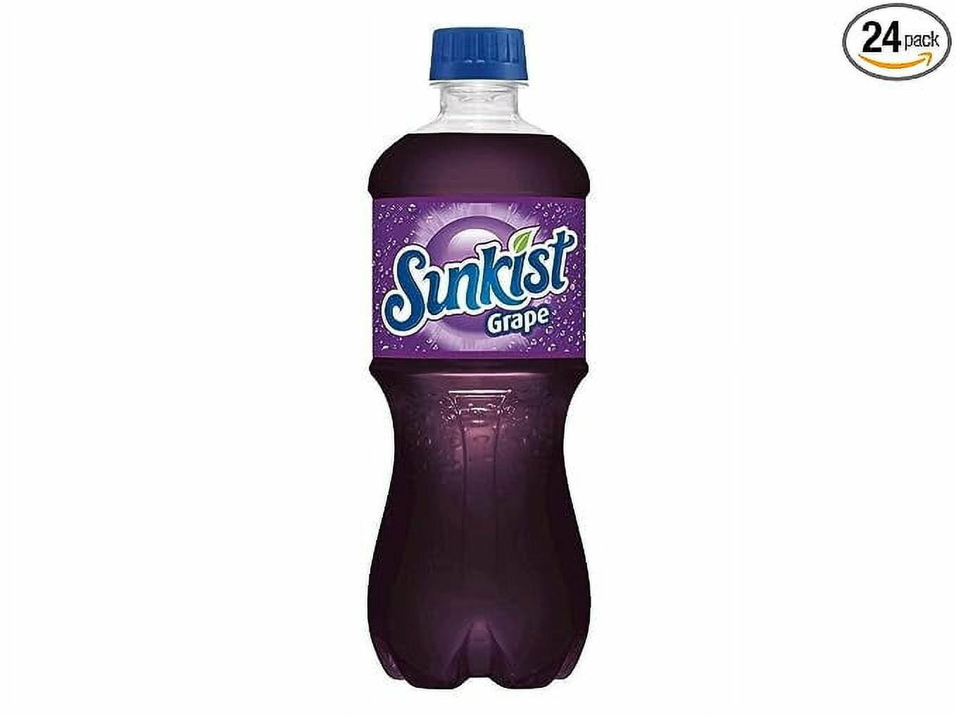 Sunkist Grape Soda Grape 20oz, 24 Pack - Sunkist