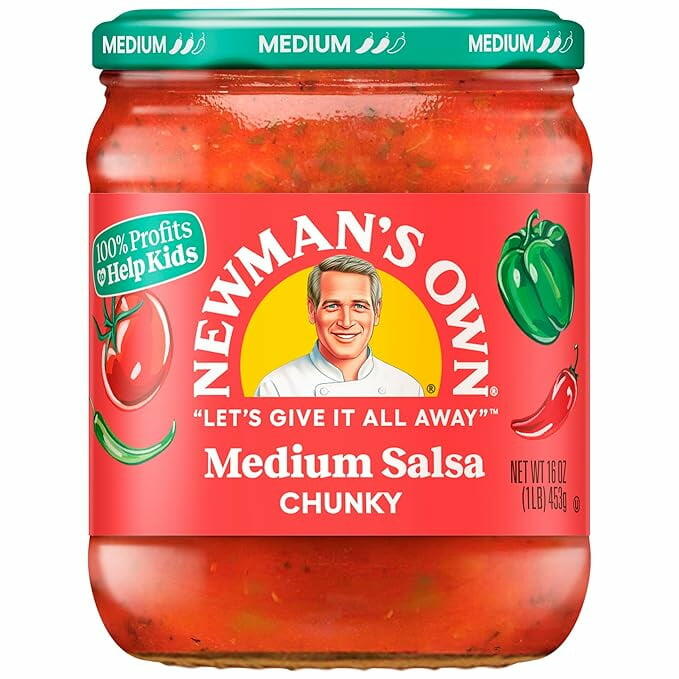 Newman's Own Salsa, Medium Chunky, 16 Oz ( Pack of 3 ) - Newman's Own