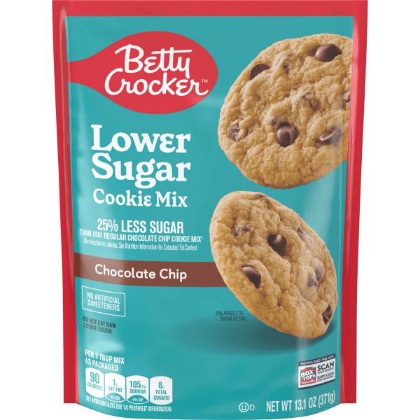 Betty Crocker Chocolate Chip Cookie Mix, 13.1 oz, 2 Pack - Betty Crocker
