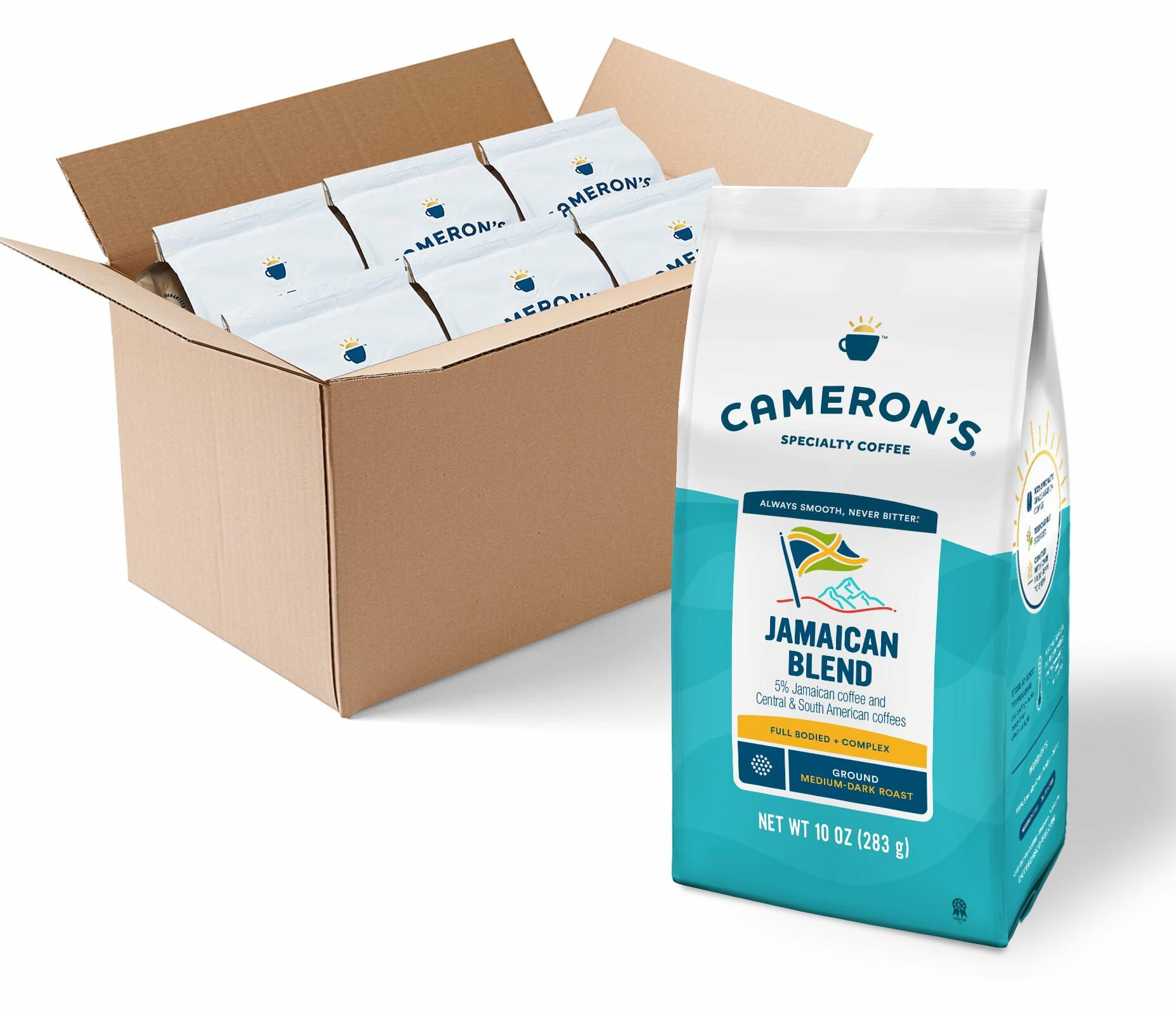 Cameron's Jamaican Blend Coffee, 10oz Bags, 6 Pack - Cameron's Coffee