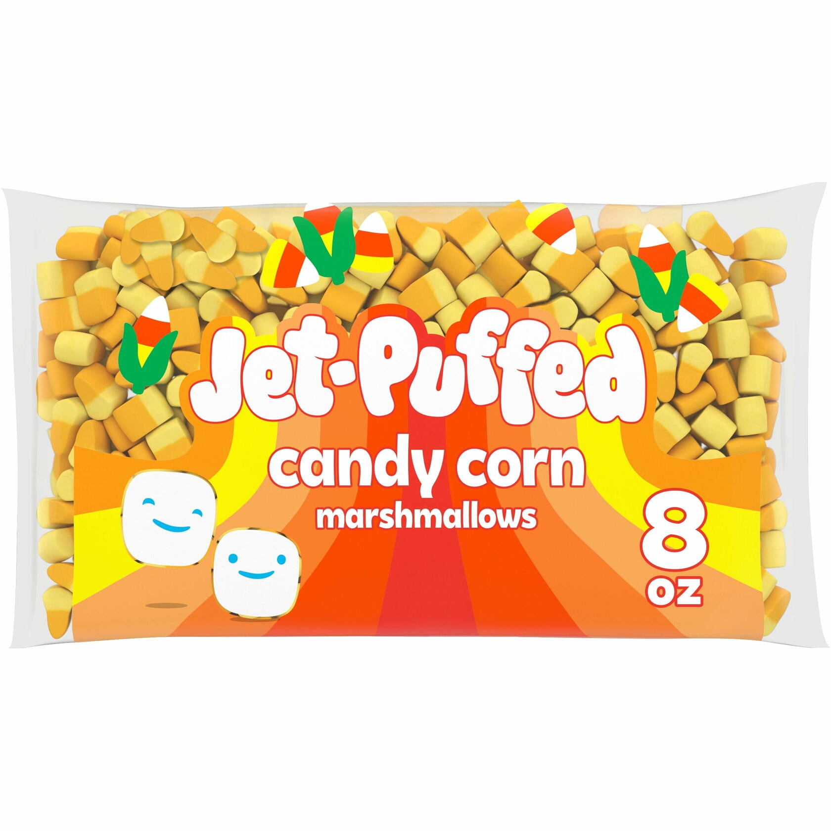 Jet-Puffed Candy Corn Marshmallows, 8 oz Bag