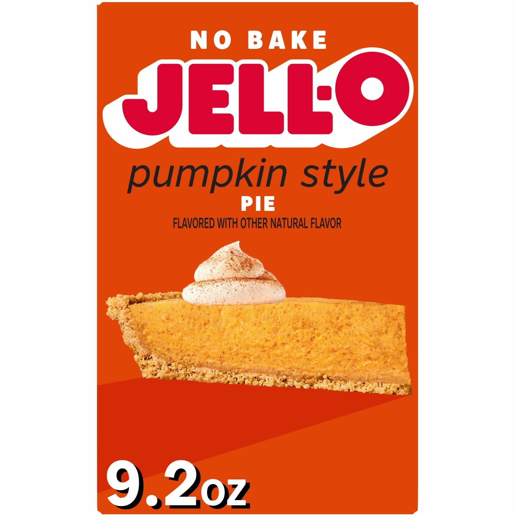 Jell-O No Bake Pumpkin Pie Dessert Kit, 9.2 oz - Jell-O
