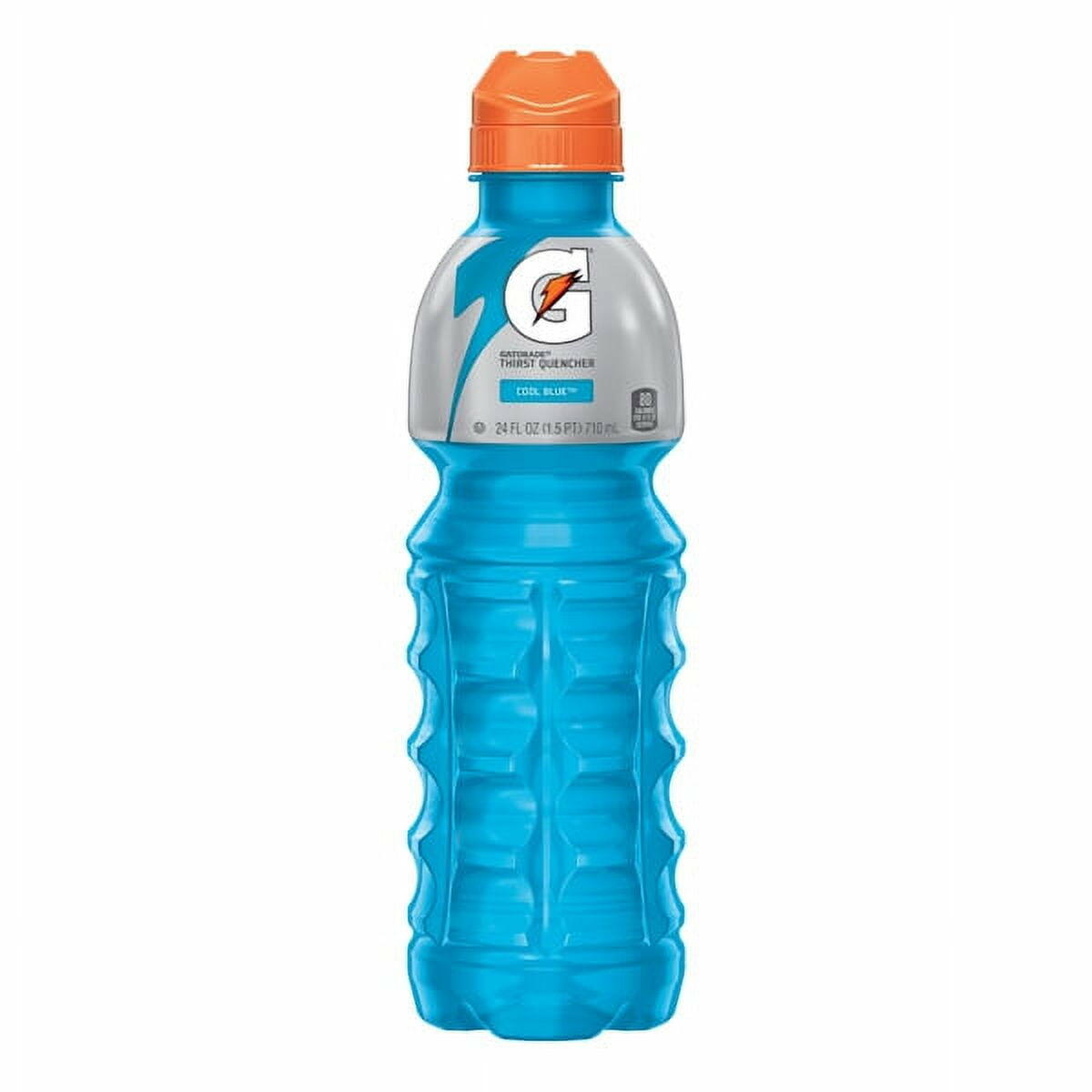 Gatorade Mainline Cool Blue 24 oz Plastic Bottles - Pack of 24 - Gatorade