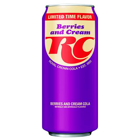 RC Cola Cola Berries & Cream Limited Time 16oz, 4 Pack