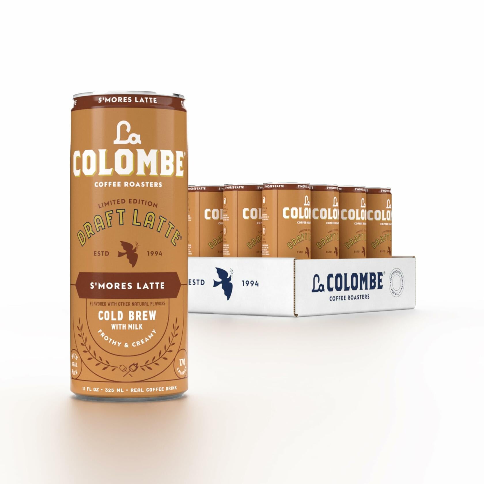La Colombe Draft Latte S'mores Latte 11 fl oz, 12 Pack - La Colombe