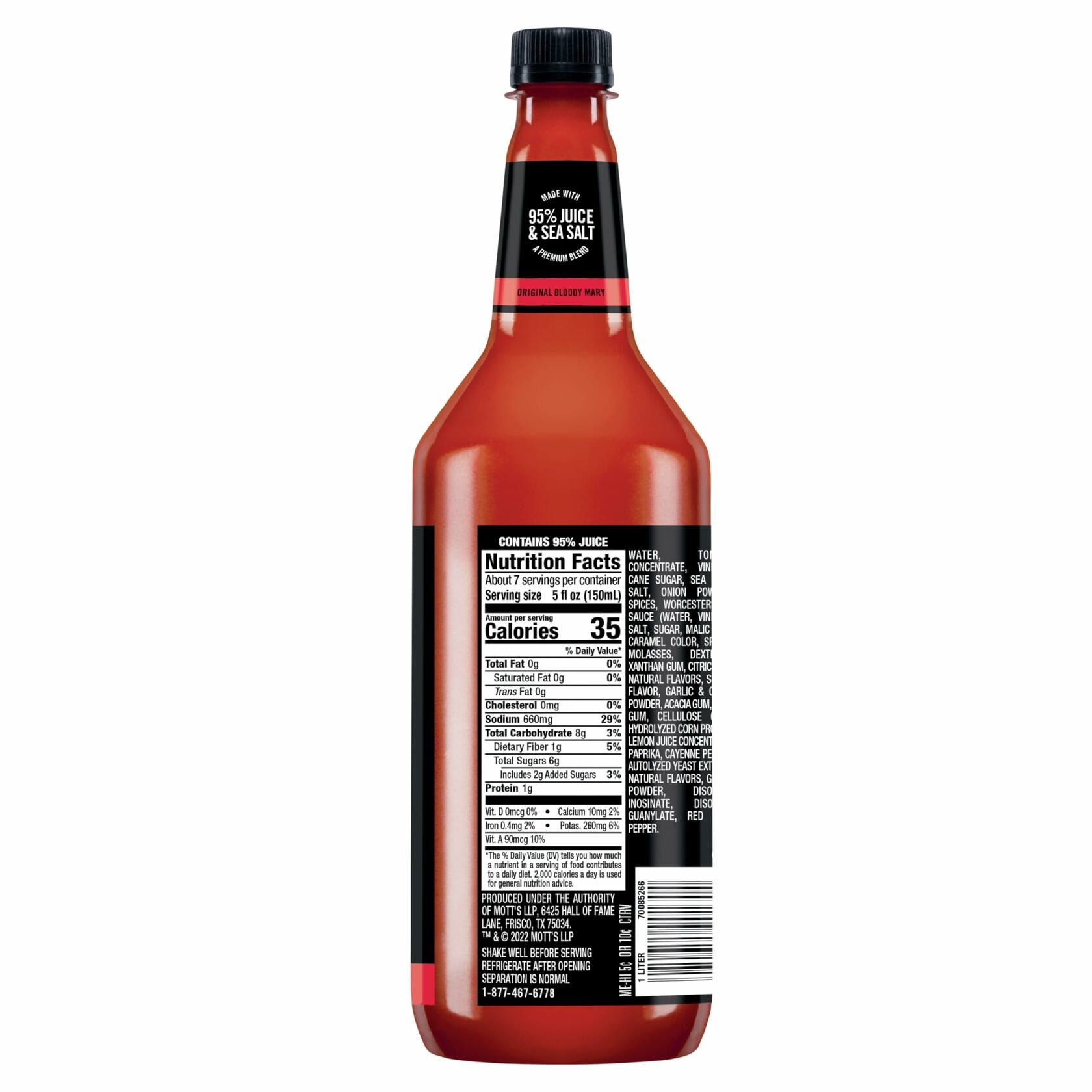 Mr & Mrs T Original Bloody Mary Mix 1 liter, 4 Pack - Mr & Mrs T