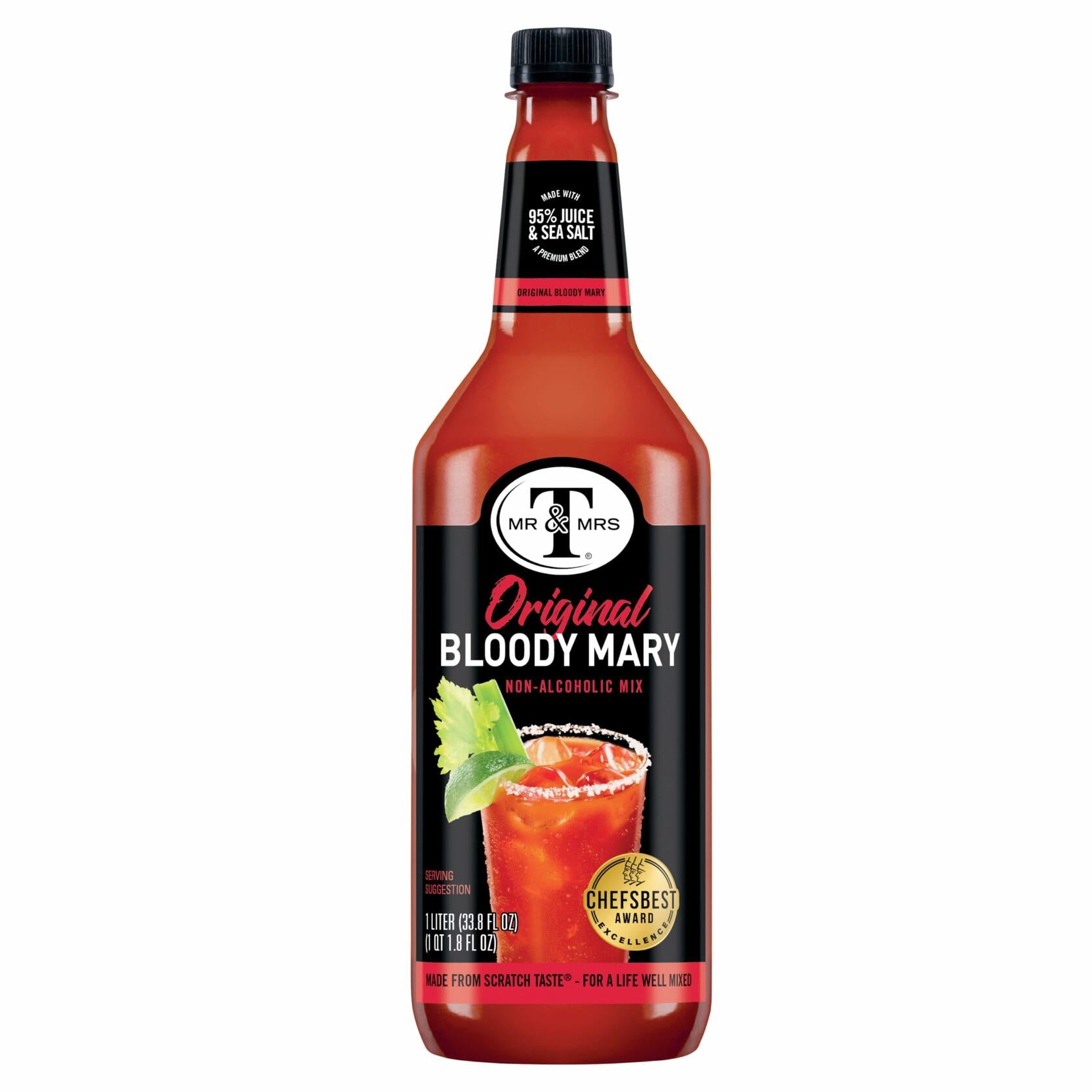 Mr & Mrs T Original Bloody Mary Mix 1 liter, 4 Pack - Mr & Mrs T