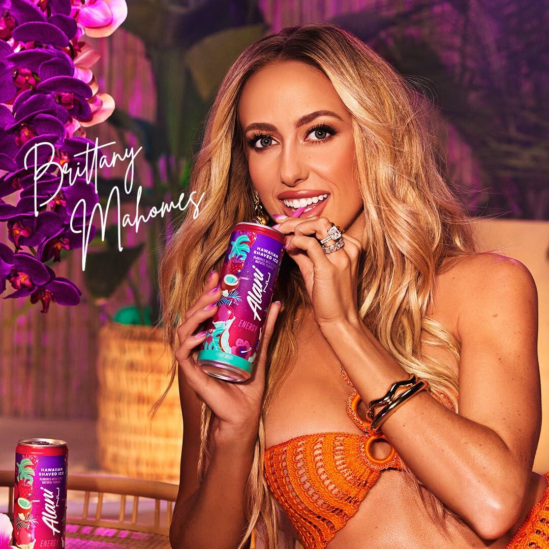 Alani Nu Hawaiian Shaved Ice Energy Drink Blue Slush Zero Sugar 200 Milligrams Caffeine 12 Fluid Ounce Cans Pack - Alani Nu