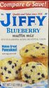 1 Box Jiffy BLUEBERRY MUFFIN Mix 7 Oz Baking - FREE SHIPPING - Generic