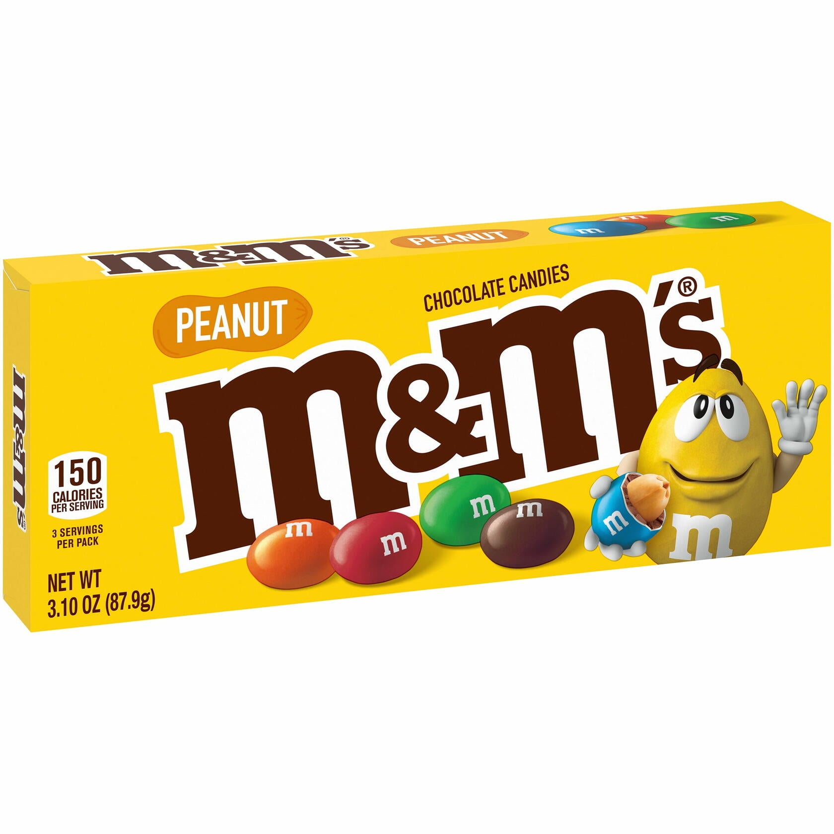 M&M's Peanut Chocolate Candies - 3.1-oz. Theater Box - M&M'S