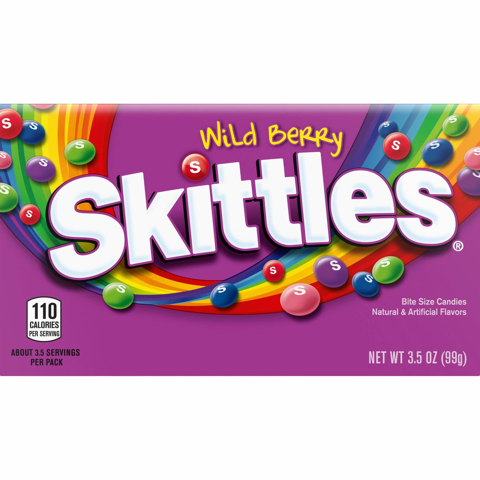 Skittles Wild Berry Candy Theater Box, 3.5 Oz - SKITTLES