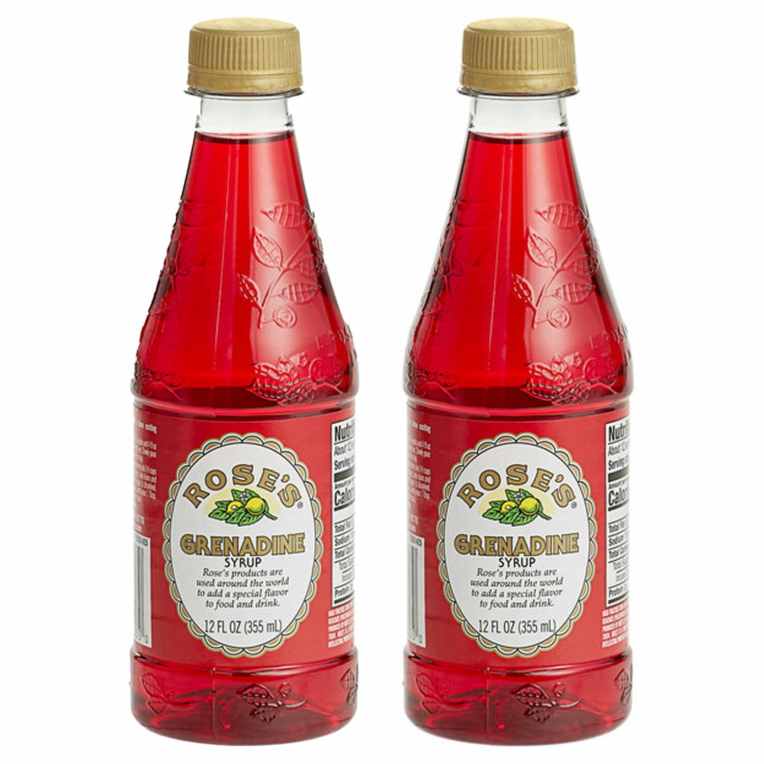 Rose's Grenadine Syrup 12 fl. oz l Pack of 2 - Rose's