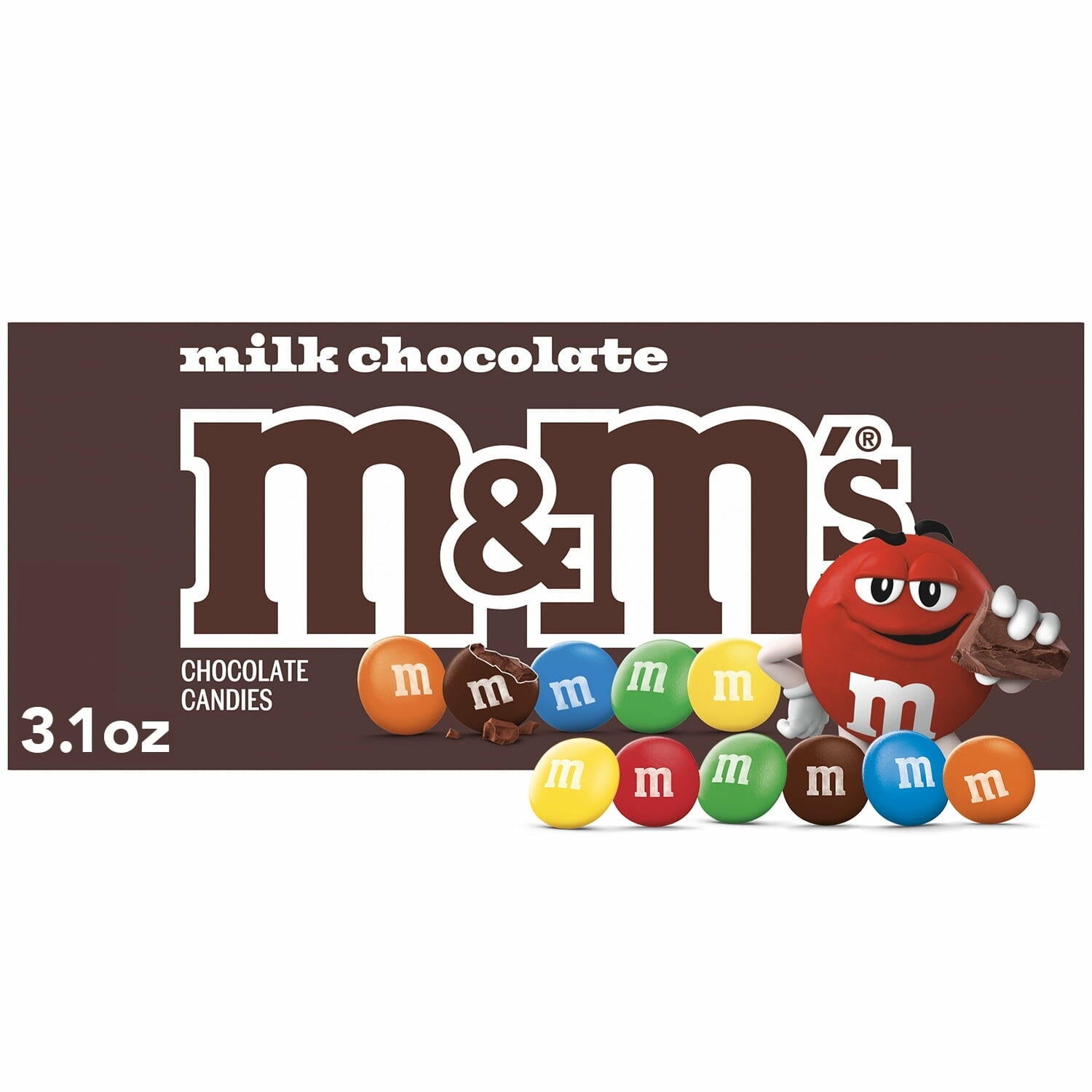 M&M'S Milk Chocolate Candy Movie Theater Box, 3.1 oz pack of 4 - M&M's official