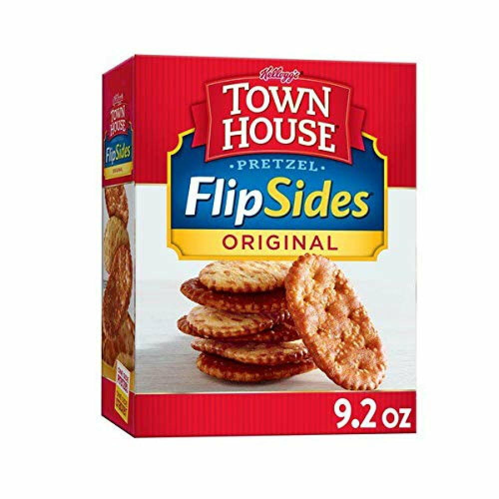 Keebler Town House FlipSides Pretzel Crackers Original, 9.2 OZ - Keebler