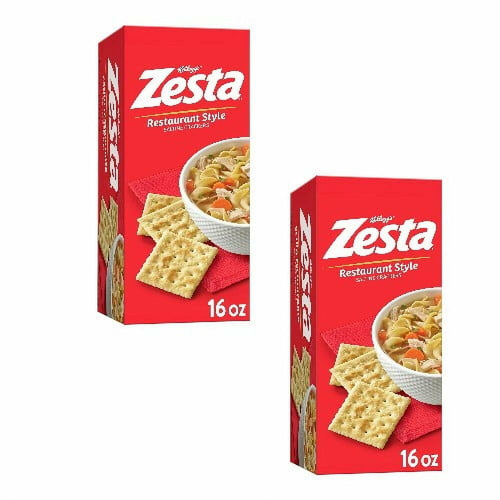 ( 2 Pack ) Kellogg's Zesta Original Saltine Crackers, Soup Crackers, 16 oz - Kellogg's