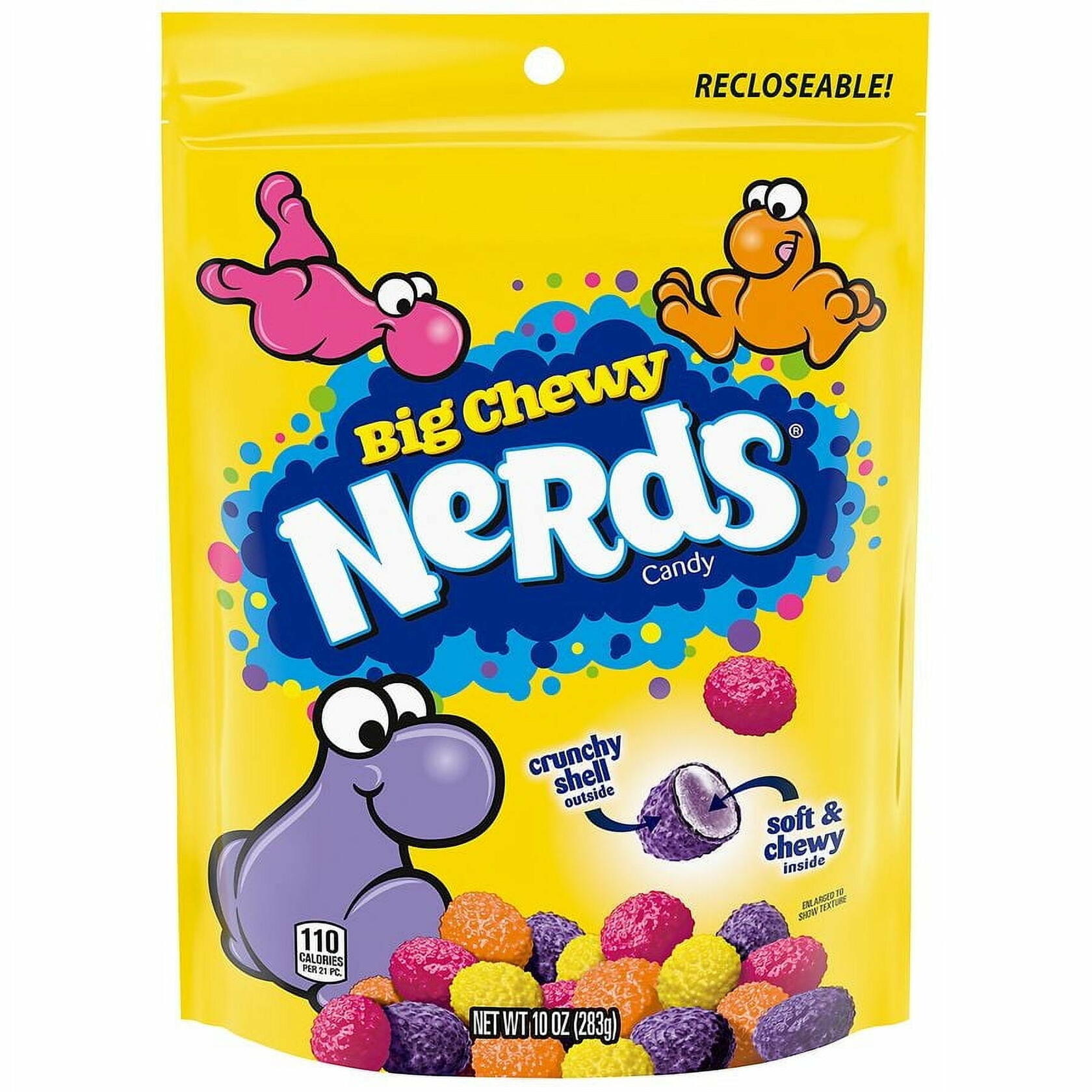 Nerds Big Chewy Candy Assorted, 10.0 oz Pack of 3 - NERDS