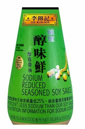 LEE KUM KEE Less Sodium Soy Sauce 16.9 FL Oz (500 mL) - Lee Kum Kee
