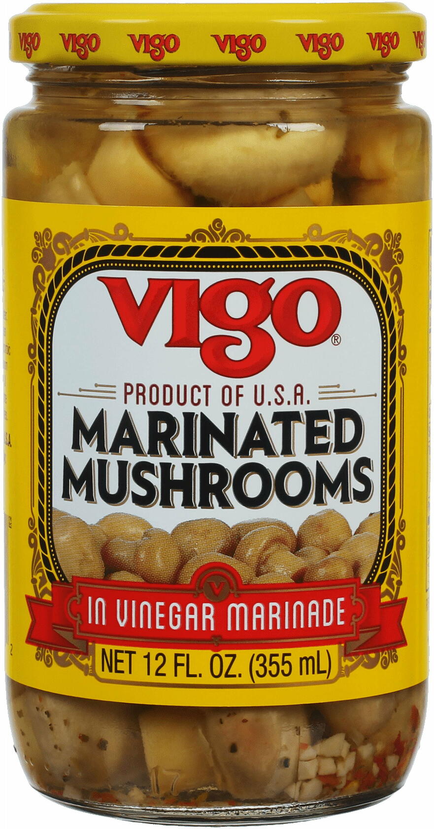 Marinated Mushrooms (Vigo) 12 oz - Vigo Foods
