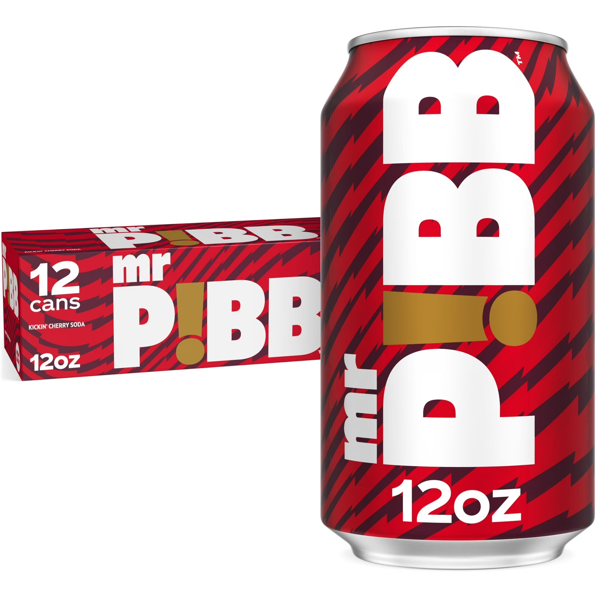 Pibb Xtra Bold Cherry Spice Soda, 12 fl oz, 12 Pack Cans - Pibb
