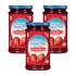 Polaner Sugar Free with Fiber Strawberry Preserves, 13.5 oz Jars — 3 Pack - Polaner