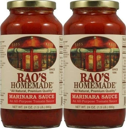 Rao's Homemade Marinara Sauce, 24 oz Jars – 2 Pack - Rao's Homemade